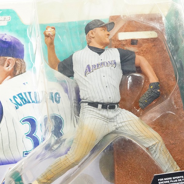 実際に弊社で買取させて頂いた【未開封】MCFARLANE/マクファーレン SPORTSPICKS アリゾナ・ダイヤモンドバックス #38 CURT SCHILLING フィギュアの画像 3枚目