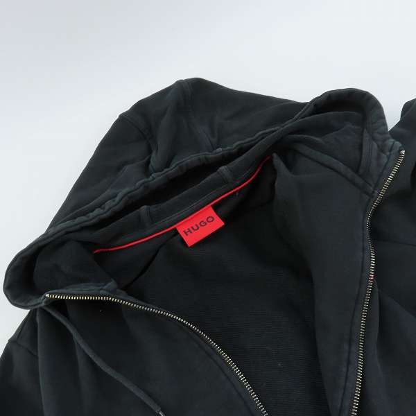 実際に弊社で買取させて頂いたHUGO BOSS/ヒューゴボス ジップアップパーカー ロゴ ジップアップ パーカー/Sの画像 5枚目
