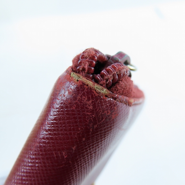 実際に弊社で買取させて頂いたPRADA/プラダ 三角ロゴプレート ラウンドジップ長財布 の画像 7枚目