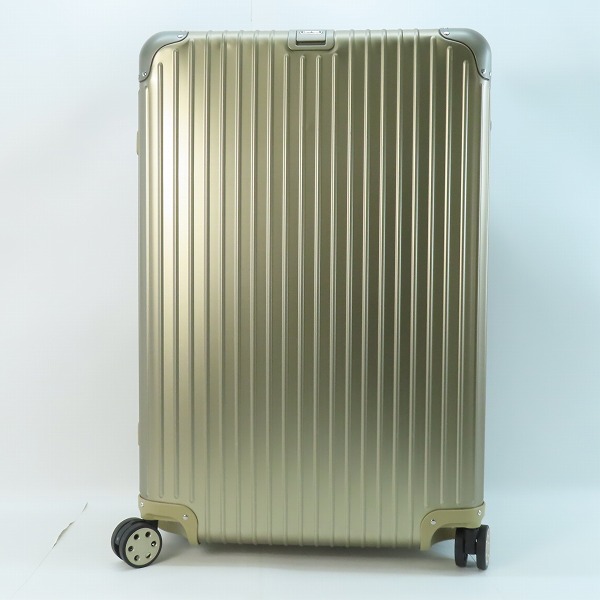 実際に弊社で買取させて頂いたRIMOWA/リモワ トパーズ チタニウム 4輪 キャリーケース/スーツケース 924.77/98L