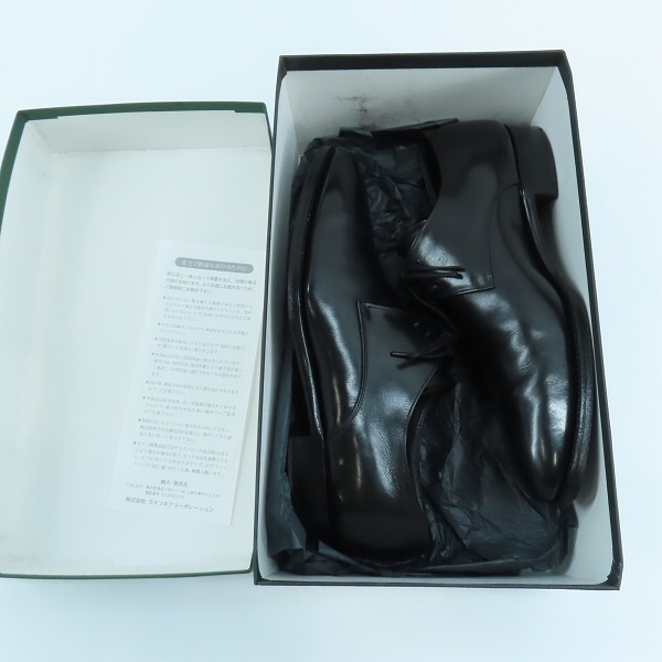 実際に弊社で買取させて頂いたTRADING POST/トレーディングポスト プレーントゥ レザー ビジネス シューズ 6.5の画像 8枚目