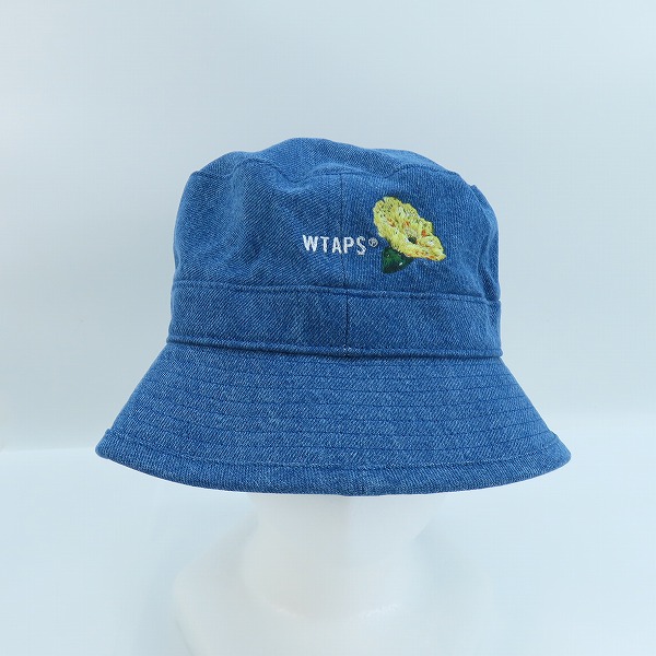 実際に弊社で買取させて頂いたWTAPS/ダブルタップス BUCKET 01 / HAT / COTTON. DENIM. SIGN 241HCDT-HT09/X04の画像 1枚目