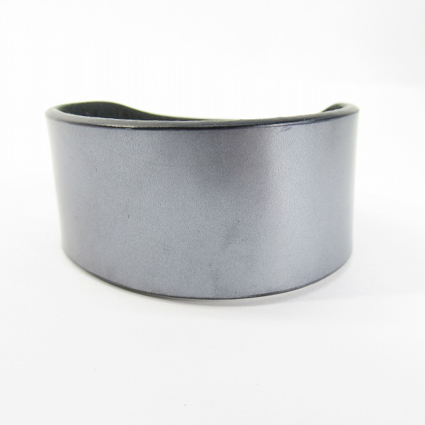 実際に弊社で買取させて頂いたRick Owens/リックオウエンス レザーブレスレット Sの画像 1枚目