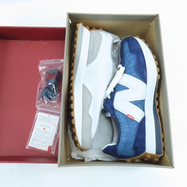 実際に弊社で買取させて頂いたLEVI'S×NEW BALANCE/リーバイス×ニューバランス ローカットスニーカー MS327LVA/28の画像 8枚目