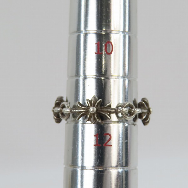 実際に弊社で買取させて頂いた【インボイス原本付】CHROME HEARTS/クロムハーツ タイニーE CHプラス リング 4リンク/11.5-12号の画像 6枚目