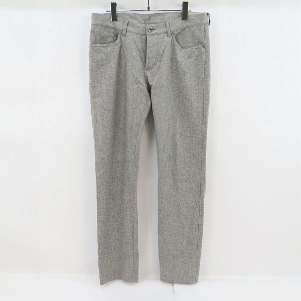 実際に弊社で買取させて頂いたBRUNELLO CUCINELLI/ブルネロクチネリ ロゴ刺繍 ウールパンツ 01886120540/48