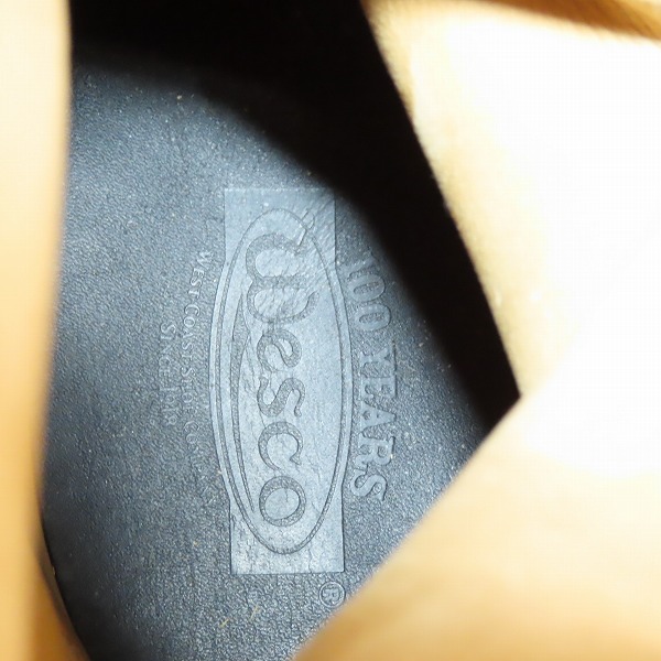 実際に弊社で買取させて頂いたWESCO/ウエスコ スウェードブーツ/8.5Eの画像 6枚目