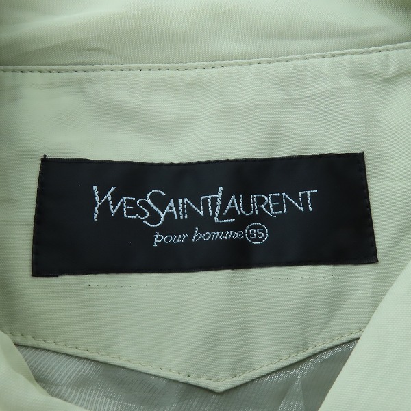 実際に弊社で買取させて頂いたYSL/YVES SAINT LAURENT/イヴサンローラン ロゴ刺繍 ジップブルゾン の画像 2枚目