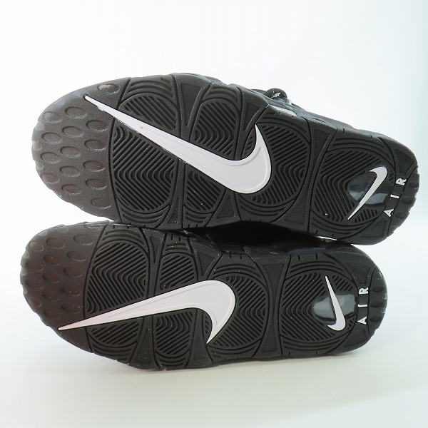 実際に弊社で買取させて頂いた【未使用】NIKE×AMBUSH/ナイキ×アンブッシュ AIR MORE UP TEMPO LOW SP/エアモアアップテンポ ロー ブラック FB1299-001/29の画像 2枚目