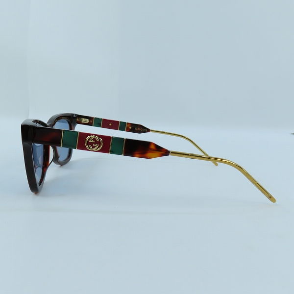 実際に弊社で買取させて頂いたGUCCI/グッチ インターロッキングG サングラス/アイウェア GG0598S 002の画像 1枚目