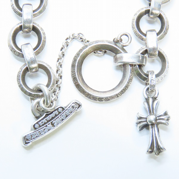 実際に弊社で買取させて頂いたCHROME HEARTS/クロムハーツ Oリングブレスレット ｗ/ベビーファットチャームの画像 5枚目