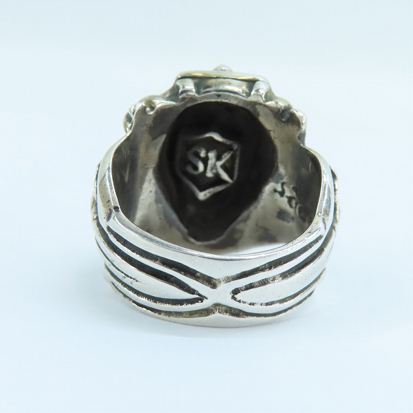 実際に弊社で買取させて頂いたStar Knights/スターナイツ ソード エンブレム  エクスカリバー リング SILVER925/シルバー/19号の画像 3枚目