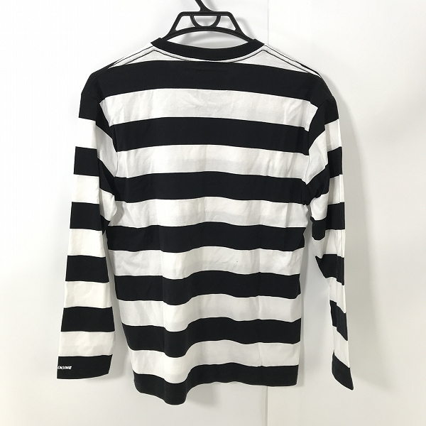 実際に弊社で買取させて頂いた【未使用】NUMBER (N)INE DENIM/ナンバーナイン ナノユニバース別注 ボーダー 長袖Tシャツ NDT-751N Sの画像 1枚目