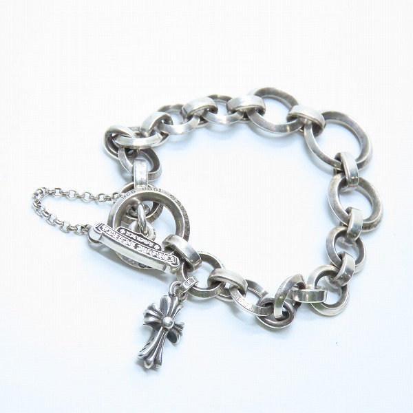 実際に弊社で買取させて頂いたCHROME HEARTS/クロムハーツ Oリングブレスレット ｗ/ベビーファットチャーム