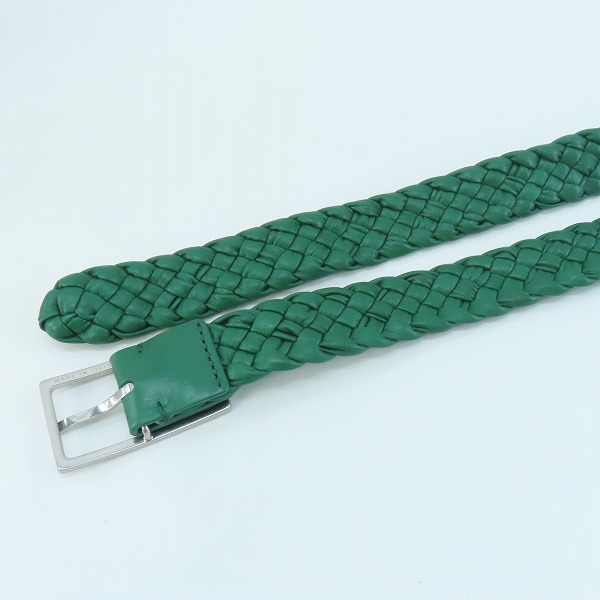 実際に弊社で買取させて頂いたBOTTEGA VENETA/ボッテガヴェネタ イントレチャート レザーベルト 652912 vcq71/Sの画像 2枚目
