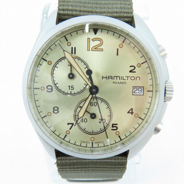 実際に弊社で買取させて頂いたHAMILTON/ハミルトン KHAKI/カーキ パイオニア クロノグラフ 腕時計 H765520