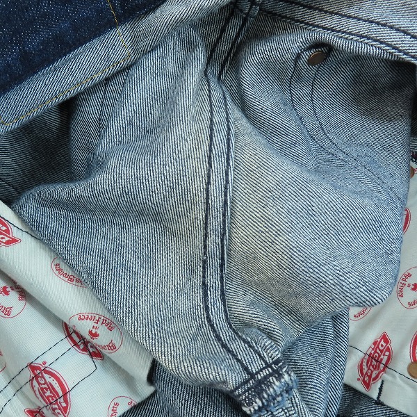 実際に弊社で買取させて頂いたDickies×Brooks Brothers/ディッキーズ×ブルックスブラザーズ ジップフライ デニムパンツ 152M40BR02 /28の画像 9枚目