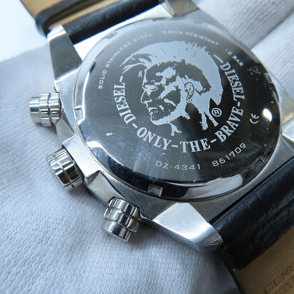 実際に弊社で買取させて頂いた DIESEL/ディーゼル 海外モデル メンズウォッチ/腕時計 DZ-4341【動作未確認】の画像 5枚目