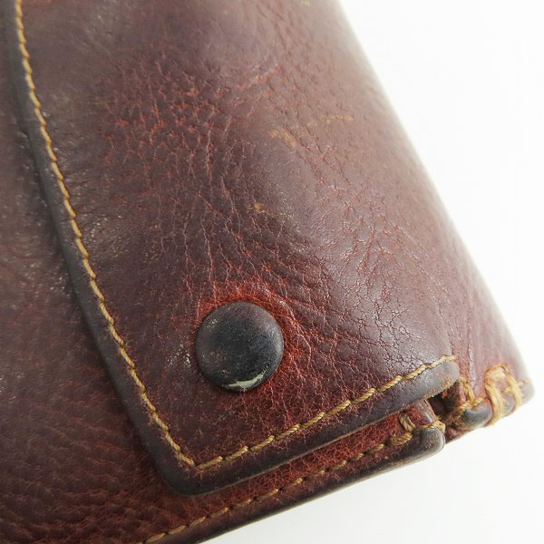 実際に弊社で買取させて頂いたCORBO/コルボ Algoritmo the FLOW/アルゴリトモ 3つ折り財布/ウォレット 1LG-0703の画像 8枚目