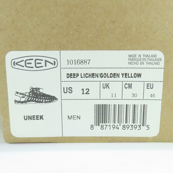 実際に弊社で買取させて頂いたKEEN/キーン ユニークサンダル/1016887/30の画像 8枚目