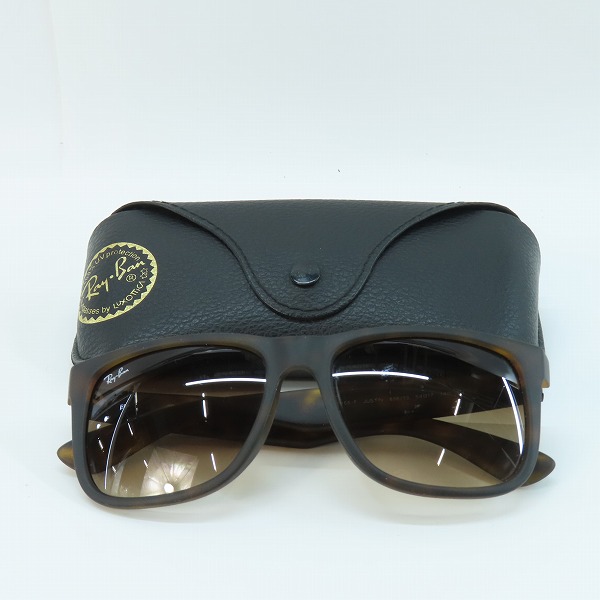 実際に弊社で買取させて頂いたRay-Ban/レイバン JUSTIN/ジャスティン デミ柄 アイウェア/サングラス RB4165-F 856-13の画像 8枚目