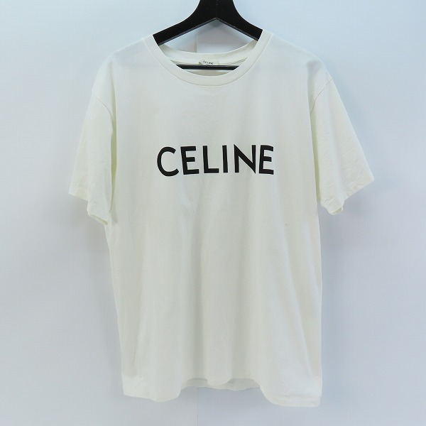 実際に弊社で買取させて頂いたCELINE/セリーヌ ロゴ 半袖 Tシャツ/カットソー 2X681671Q/S