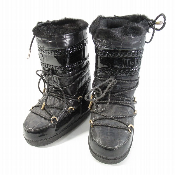 実際に弊社で買取させて頂いたJIMMY CHOO×MOON BOOT/ジミーチュウ×ムーンブーツ スノーブーツ 35/37