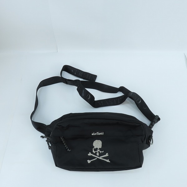 実際に弊社で買取させて頂いたmastermind japan×WILD THINGS/マスターマインドジャパン×ワイルドシングス WAIST BAG ロゴ スカル ウエストバッグ の画像 9枚目