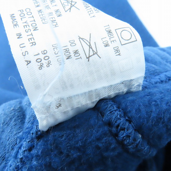 実際に弊社で買取させて頂いたChampion/チャンピオン REVERSE WEAVE/ リバースウィーブ スウェット パンツ ブルー/Lの画像 7枚目