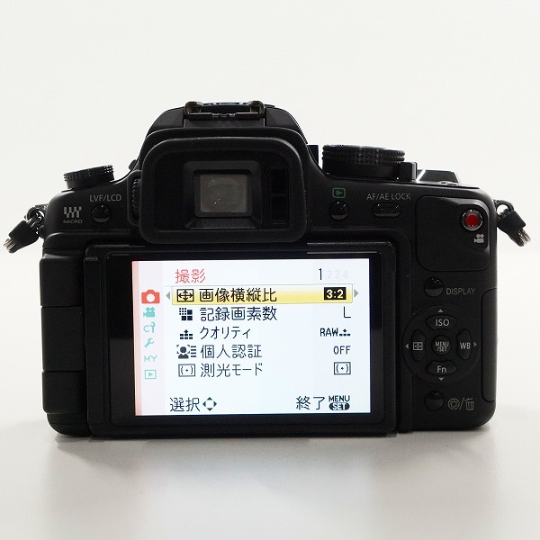 実際に弊社で買取させて頂いたPanasonic パナソニック LUMIX DMC-GH1 デジタルミラーレス一眼 カメラ ボディ 簡易動作確認済みの画像 4枚目