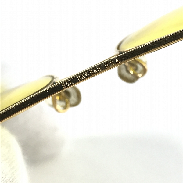 実際に弊社で買取させて頂いたRay-Ban/レイバン BAUSCH&LOMB/ボシュロム社製 ティアドロップ サングラス/アイウェアの画像 5枚目