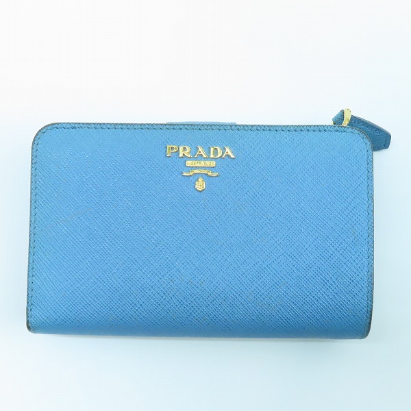 実際に弊社で買取させて頂いたPRADA/プラダ レザー 二つ折り財布  1ML225　