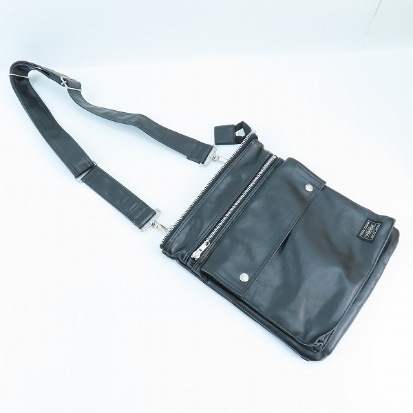 実際に弊社で買取させて頂いたPORTER/ポーター FREE STYLE/フリースタイル ショルダーバッグ ブラックの画像 7枚目