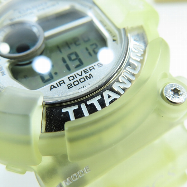 実際に弊社で買取させて頂いたG-SHOCK/Gショック W.C.C.S FROGMAN/フロッグマン ELマンタ DW-8201WC-7Tの画像 5枚目