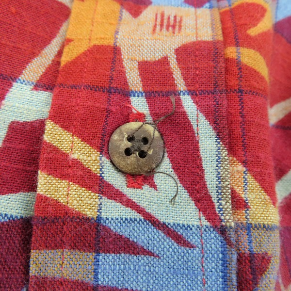 実際に弊社で買取させて頂いた【未使用】 SUGAR CANE/シュガーケーン 総柄 半袖 ボタン シャツ SC30572/Mの画像 4枚目