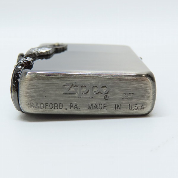実際に弊社で買取させて頂いたZIPPO/ジッポー HARLEY-DAVIDSON ハーレーダビッドソン LIVE TO RIDE サイドメタル 1995年製の画像 4枚目