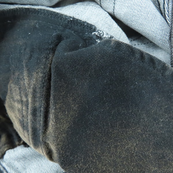 実際に弊社で買取させて頂いたISAMU KATAYAMA BACKLASH/バックラッシュ ストレッチデニム クラッシュストレート 1483-01C/Lの画像 6枚目