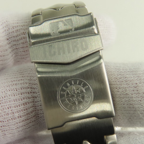 実際に弊社で買取させて頂いたCITIZEN/シチズン マリナーズ イチロー 25周年記念 2500本限定 クロノグラフ 腕時計【動作未確認】の画像 5枚目