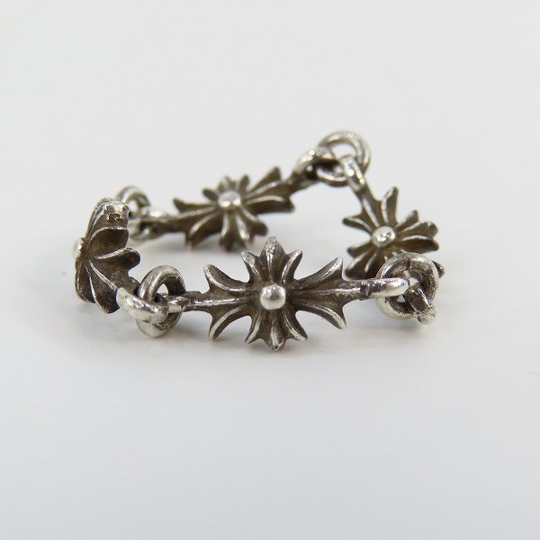 実際に弊社で買取させて頂いた【インボイス原本付】CHROME HEARTS/クロムハーツ タイニーE CHプラス リング 4リンク/11.5-12号の画像 3枚目