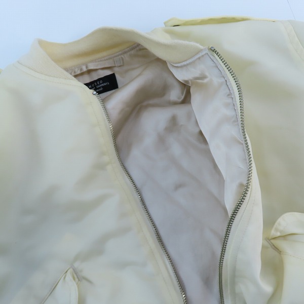 実際に弊社で買取させて頂いたUNUSED/アンユーズド MA-1 フライト ジャケット/2の画像 5枚目