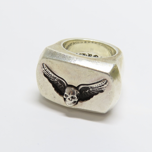 実際に弊社で買取させて頂いたCHROME HEARTS/クロムハーツ BIG PJ/ビッグピージェー FOTI/フォティ マハリア リング  9-10号