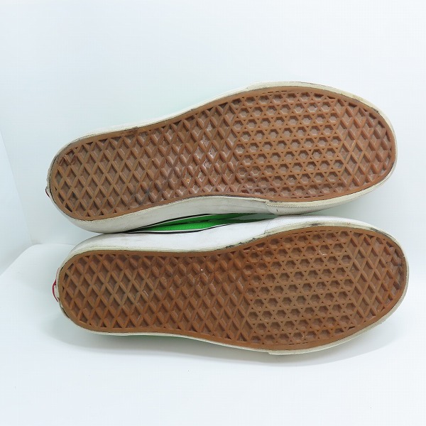 実際に弊社で買取させて頂いたVANS/バンズ TNT FIVE/5 トニートルフィーヨ オーセンティック スニーカー グリーン VN-0L2ZLLH/26の画像 2枚目