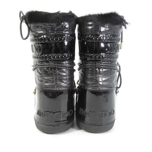 実際に弊社で買取させて頂いたJIMMY CHOO×MOON BOOT/ジミーチュウ×ムーンブーツ スノーブーツ 35/37の画像 1枚目