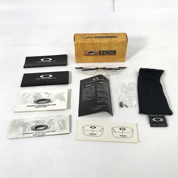 実際に弊社で買取させて頂いたOAKLEY/オークリー WHY3  TITANIUM3 130 Ti Brown 11-642 アイウエア/メガネフレームの画像 7枚目
