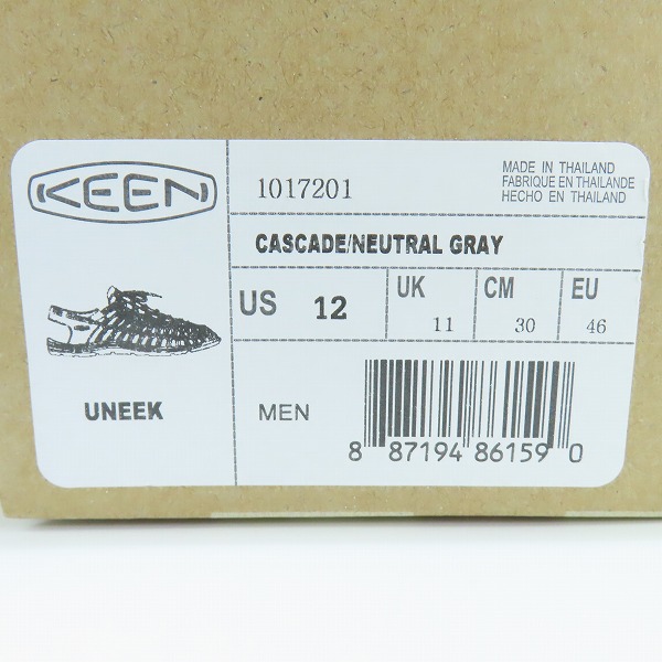 実際に弊社で買取させて頂いたKEEN/キーン UNEEK/ユニーク サンダル 1017201/30の画像 8枚目