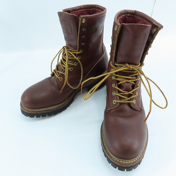 実際に弊社で買取させて頂いたRED WING/レッドウィング ロガーブーツ 4418/8.5D