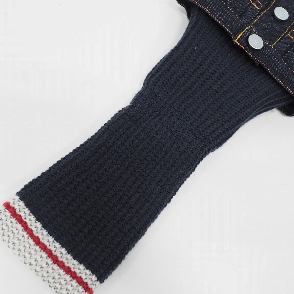 実際に弊社で買取させて頂いたEVISU GOLF/エヴィスゴルフ/エビス デニムジャケット型 ドライバー/1w用ヘッドカバーの画像 2枚目