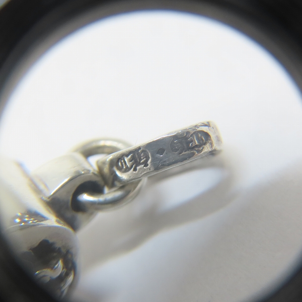 実際に弊社で買取させて頂いた【レシート付き】CHROME HEARTS/クロムハーツ タイニーホイッスルチャーム/ダガーの画像 6枚目