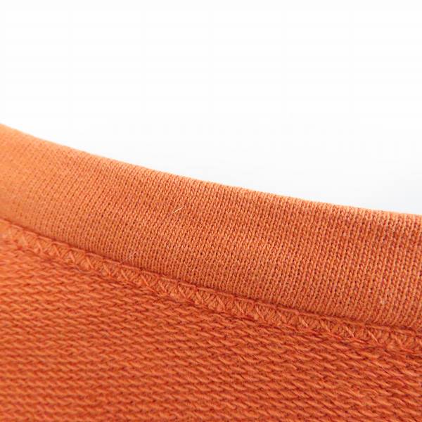 実際に弊社で買取させて頂いたC.P. COMPANY/C.P. カンパニー Arm Lens Crew Sweat/クルーネックスウェット オレンジ 03CMSS036A/XLの画像 7枚目
