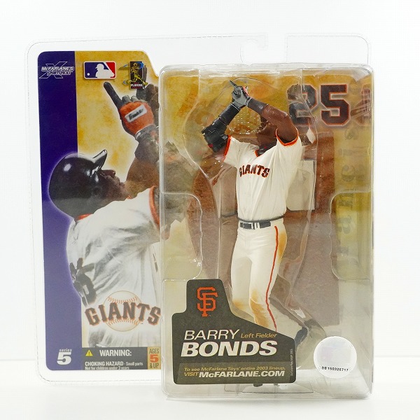 実際に弊社で買取させて頂いた【未開封】McFARLANE/マクファーレン サンフランシスコ・ジャイアンツ #25 BARRY BONDS バリー・ボンズ フィギュア